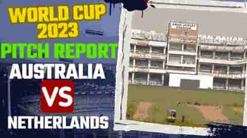 Image for AUS vs NED, Arun Jaitley Stadium Delhi Pitch Report (Batting or Bowling) | Australia vs Netherlands ODI Records &amp; Stats, Delhi Weather Forecast