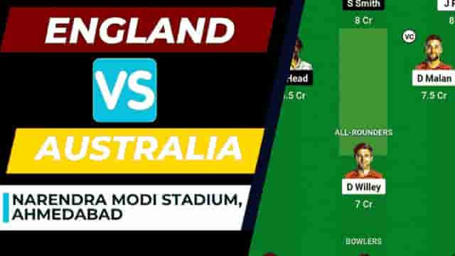 Image for ENG vs AUS Dream11 Prediction ODI World Cup 2023 | England vs Australia Dream11 Team, Narendra Modi Stadium Ahmedabad Pitch Report