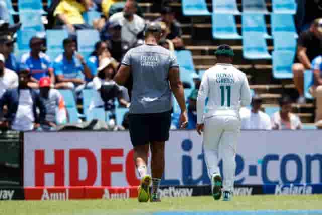 Image for IND vs SA 1st Test: South Africa captain Temba Bavuma suffers left hamstring injury during 1st Test against India