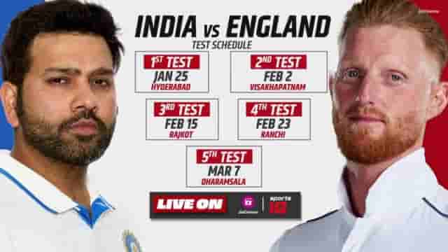 Image for IND vs ENG Schedule, Updated Full Squads, Venues, Timings, Streaming and Broadcasting Details | England Tour Of India 2024