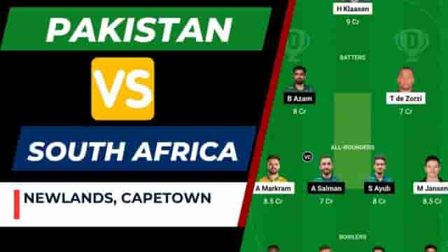 Image for SA vs PAK 2nd ODI Dream11 Prediction, Fantasy Tips, Probable Playing11, and More