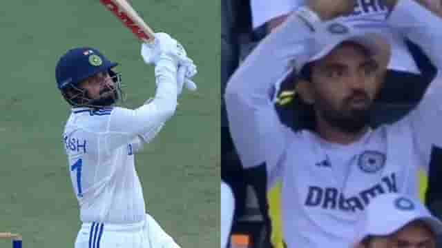 Image for Watch: KL Rahul yells, B****c**d as Akash Deep whacks Pat Cummins for a massive six