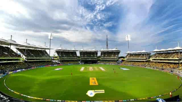 Image for MA Chidambaram Stadium Chennai Pitch Report IPL 2024, Weather Forecast, Complete T20 &amp; IPL Records &amp; Stats Chepauk Stadium