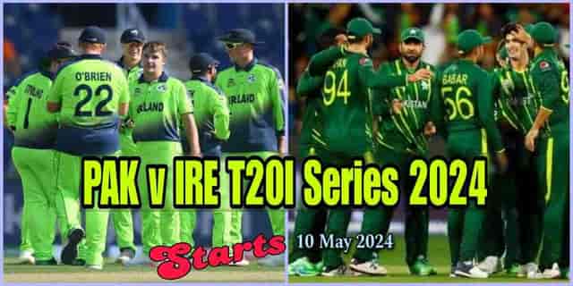 Image for PAK vs IRE T20I Schedule, Full Squads, Venues, Timings, and Probable Playing 11s | Pakistan Tour Of Ireland 2024