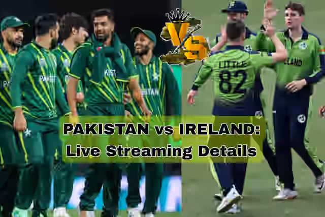 Image for PAK vs IRE Live Streaming Details: Where to watch the Pakistan vs Ireland series in India?