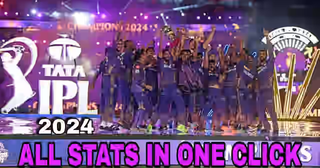 Image for IPL 2024 Stats, Orange Cap, Purple Cap, Most Sixes, Most Fours, and More. Check Out Full TATA IPL 2024 Stats