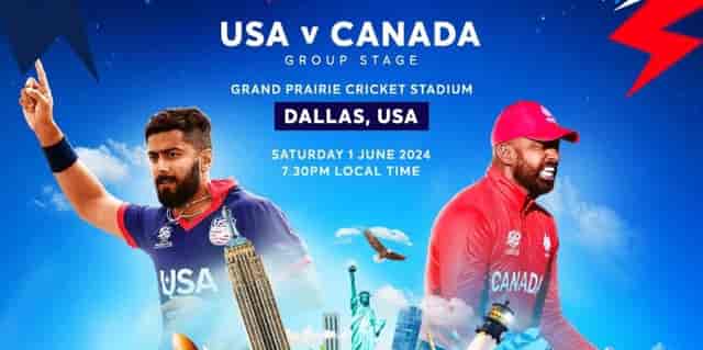 Image for USA vs CAN 1st Match: Pitch Report, Playing 11 and Live Streaming Details | T20 World Cup 2024 United States vs Canada