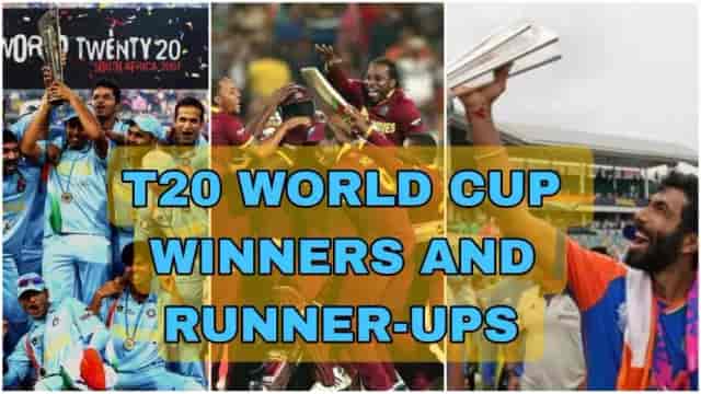 Image for List Of Winners and Runner-ups Of T20 World Cup 2007 to 2024 | Check out the Full Lists of World Cup Winning Teams