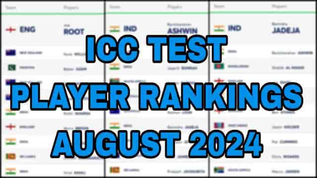 Image for ICC Test Player Rankings; 9 Indians In Top 10 Of each Catagory | Check Full Test Player Standings