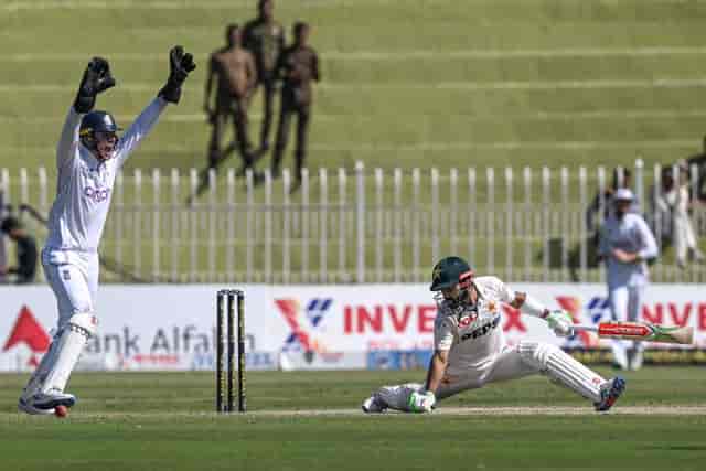 Image for Pakistan vs England 3rd Test: Pakistan reach a score of 187-7 at lunch on the 2nd day of the third Test-Match