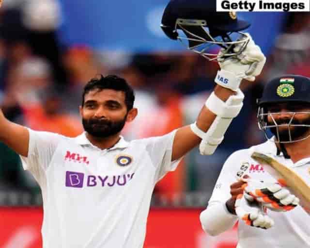 Image for Australia vs India 2nd Test Day 2 Highlights: Ajinkya Rahane completes his test ton