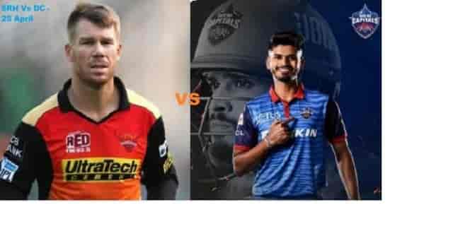 Image for IPL 2021 Match on 25 April: SRH vs DC Live Match preview, Playing 11 and all you need to know