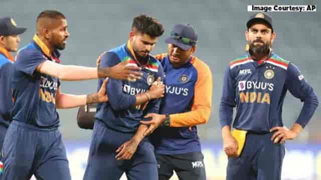 Image for India vs England ODI: Shreyas Iyer ruled out of ODI series, likely to miss the first half of IPL 2021