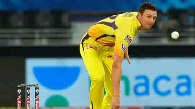 Image for Vivo IPL 2021: CSK pacer Josh Hazlewood steps back from Vivo IPL 2021