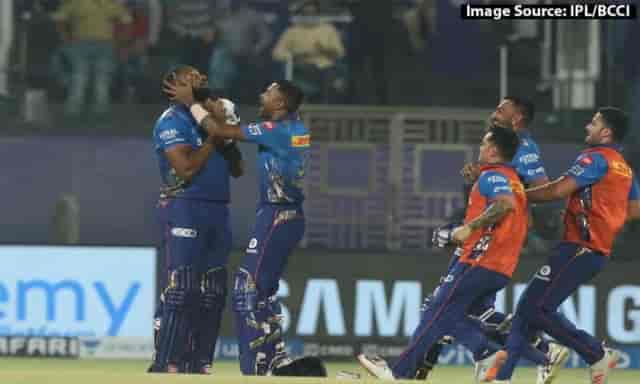 Image for Vivo IPL 2021 MI vs CSK: Kieron Pollard Powers Mumbai Indians to a four-wicket victory against CSK last night