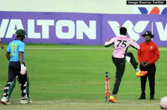 Image for Shakib Al Hasan loses his temper twice in one game of Dhaka Premier League, apologises