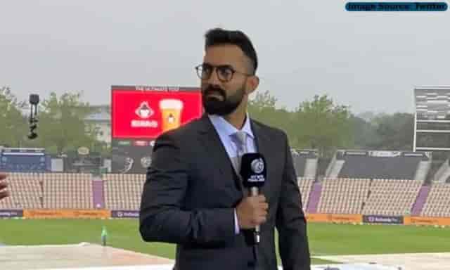 Image for Commentator Dinesh Karthik issues apologies for his sexist remarks on neighbour's wife