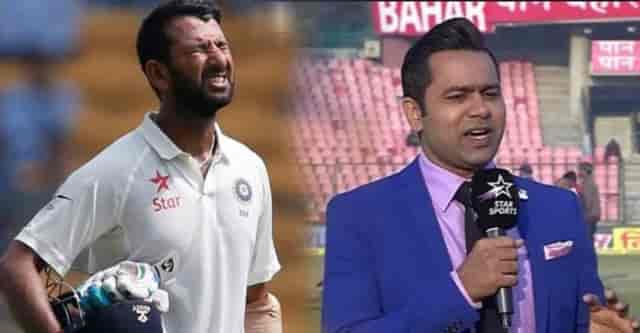 Image for Aakash Chopra explains how Cheteshwar Pujara is failing to score runs in test cricket of late