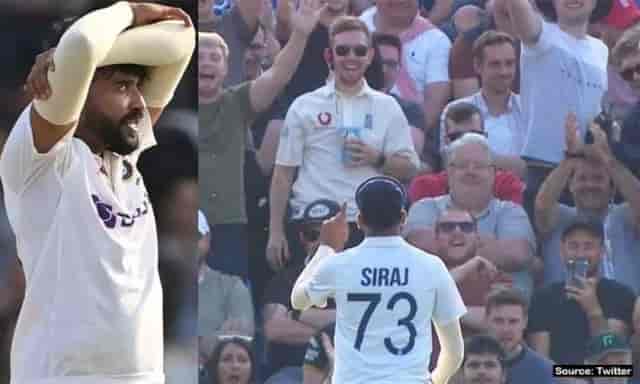 Image for ENGvsIND: England fans threw balls at Mohammad Siraj on day one of the third test