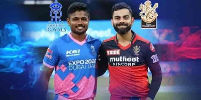 Image for IPL 2021: RR vs RCB IPL 2021 Today Match 43, RR vs RCB Scorecard, squad, Playing XI, Live Updates and The Winner is Royal Challengers Bangalore