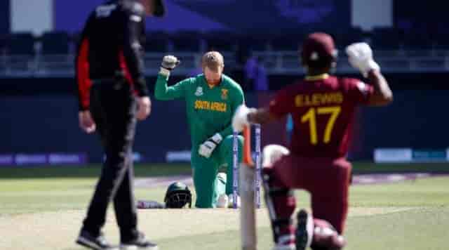 Image for T20 World Cup 2021: Quinton de Kock refused to take a knee, withdraws from SAvWI fixture in T20 World Cup 2021