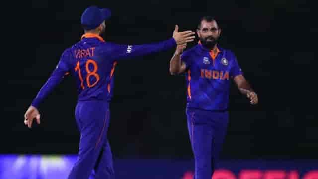 Image for T20 World Cup 2021: Virat Kohli condemns the communal abuse against Mohd Shami after India lost to Pakistan