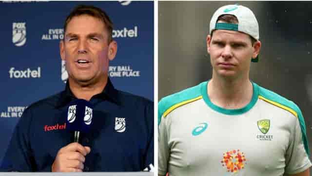 Image for Shane Warne Discloses Steve Smith's Answer To Shane Warne's Criticism Of him Being Australia's Test?Vice-Captain