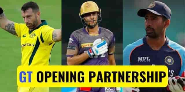 Image for IPL 2022: Top 3 Possible Opening Partnerships for Gujarat Titans