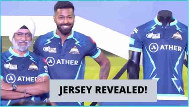 Image for IPL 2022: Gujarat Titans Reveal New Jersey at Narendra Modi Stadium.&nbsp;