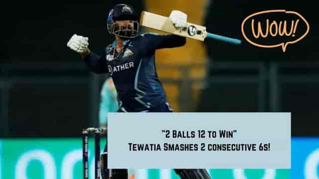 Image for IPL 2022, GT VS PBKS Highlights, Tewatia Seals the Match for Gujarat.&nbsp;