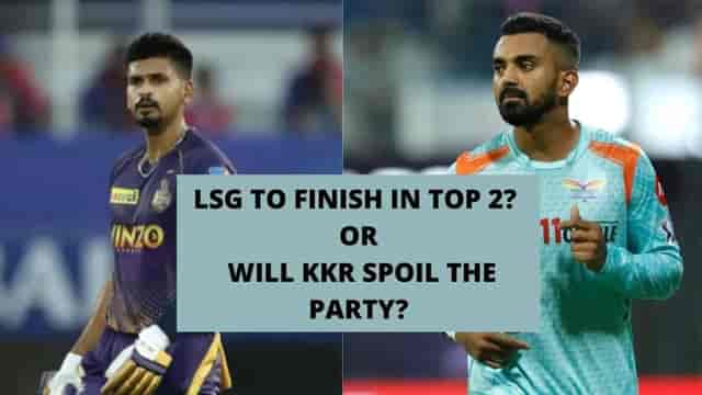 Image for IPL 2022: Match 66, KKR&nbsp;vs LSG&nbsp;Match Prediction ? Who will win today?s IPL match between Kolkata&nbsp;and Lucknow?&nbsp;