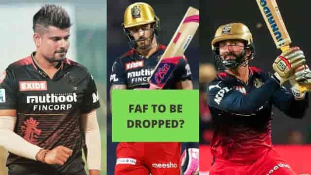 Image for Royal Challengers Bangalore:5 Players to be Released Before IPL 2023.?