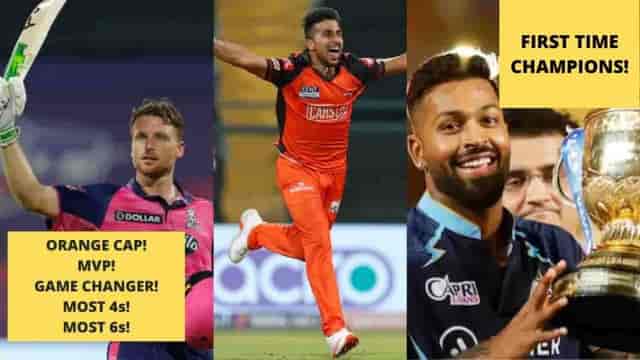 Image for TATA IPL 2022: Winners, Purple Cap, Orange Cap, Emerging Player. &nbsp;