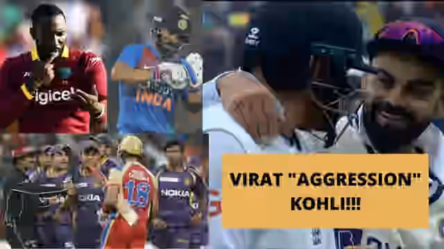 Image for Virat Kohli: Master of Aggression. Top 5 Moments of Sledging the Opponents. &nbsp;