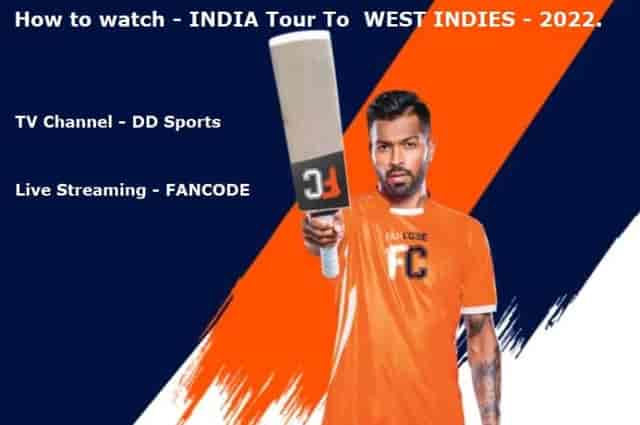 Image for India vs West Indies 2022 ODI and T20 Today Match Where and How To Watch In India Live Streaming, TV Channel