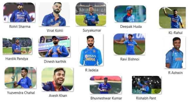 Image for Here is the India Squad in ASIA CUP 2022 for the India Vs Pakistan on 28 Sept in Dubai