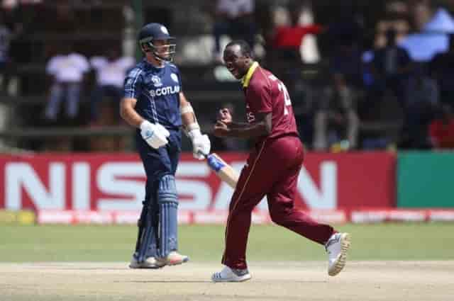 Image for West Indies vs Scotland Dream11 Prediction, Fantasy Team, Playing11, Pitch Report, Squad - T20 World Cup 2022