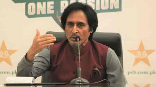 Image for 'India ko hazam nahi hua PAK aage kaise nikal gaya', Ramiz Raja's remark after being sacked.