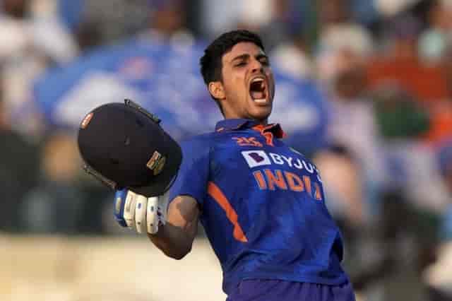 Image for IND vs NZ: Shubman Gill struck 200, becomes the fastest Indian to reach 1000 ODI runs, 2nd fastest in the World | 208 for Shubman Gill