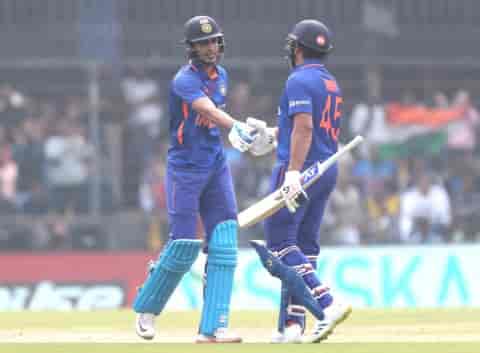 Image for Rohit Sharma, Shubman Gill score 100 each in Indore between India vs New Zealand 3rd ODI