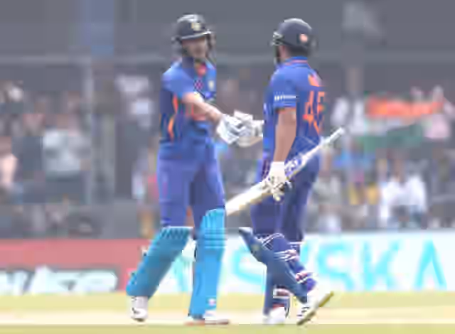 Image for Rohit Sharma, Shubman Gill score 100 each in Indore between India vs New Zealand 3rd ODI