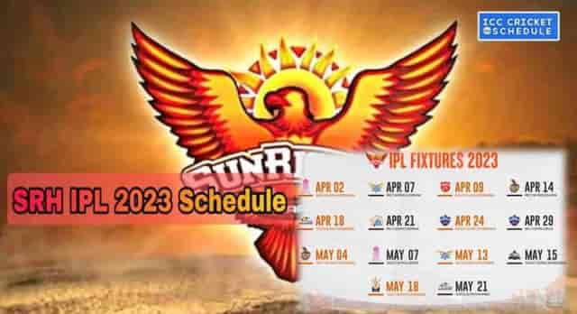 Image for Sunrisers Hyderabad (SRH) IPL 2023 schedule: Full Match details, time, dates, venues, squad