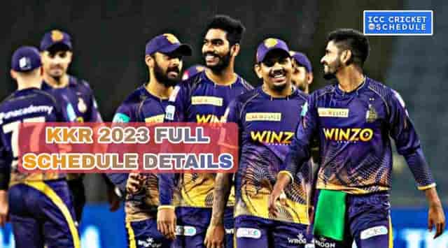 Image for Kolkata Knight Riders (KKR) IPL 2023 Schedule: Full Match details, time, dates, venues, squad