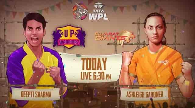 Image for WPL 2023: UP Warriorz vs Gujarat Giants, 3rd Match Women IPL 2023