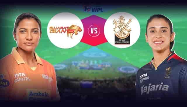 Image for WPL 2023: Gujarat Giants vs Royal Challengers Bangalore, 6th Match Women IPL 2023