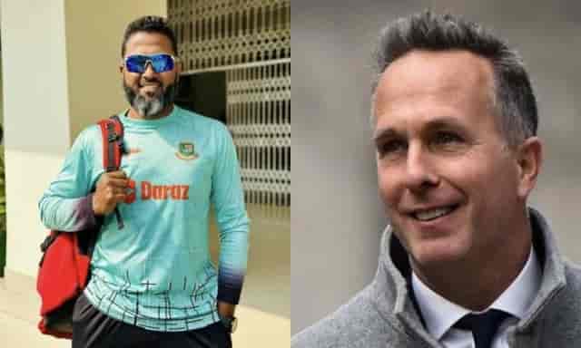 Image for BAN vs ENG 2023: ?Long time no see,? Wasim Jaffer takes a hilarious jibe at Michael Vaughan after Bangladesh whitewashes England in T20I series