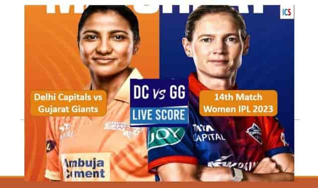 Image for WPL 2023: Delhi Capitals vs Gujarat Giants ,14th Match Women IPL 2023.