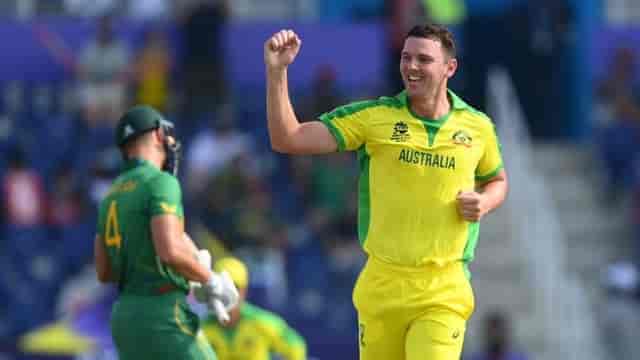 Image for Josh Hazlewood becomes NO 1 ODI Bowler, Siraj slips down - ICC ODI Ranking Updated