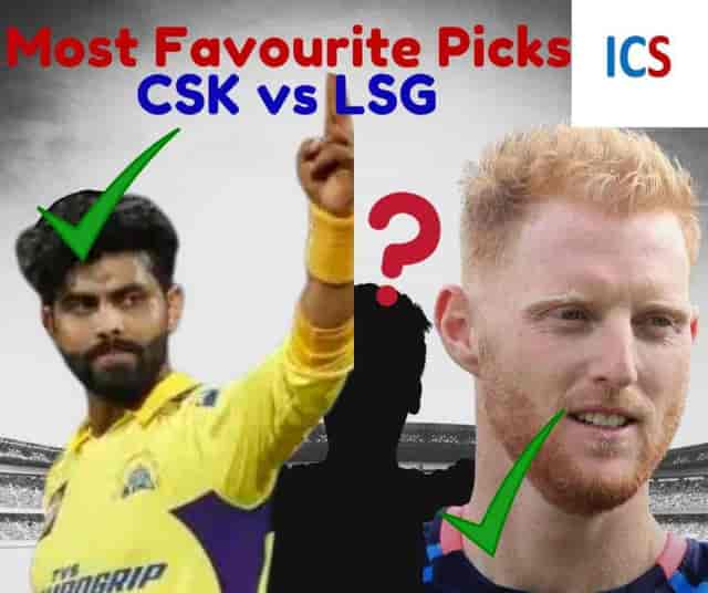 Image for IPL 2023: Most Favourite Picks Of CSK vs LSG Match