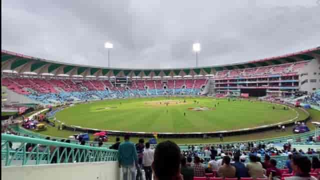 Image for Ekana Cricket Stadium Lucknow Pitch Report for IPL 2023, Weather Forecast, T20 &amp; IPL Records &amp; Stats